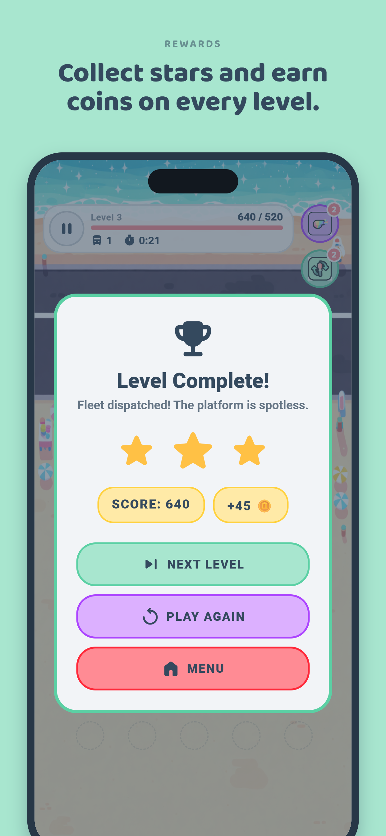 Win screen